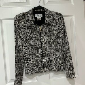 Women’s Adorable Animal Print Jacket with Shimmer